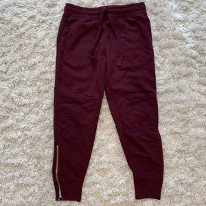Maroon Gap Joggers